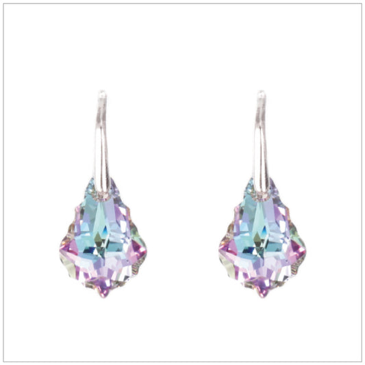 Swarovski Element Baroque Earrings - Vitrail Light - swarovski jewellery south africa kcrystals