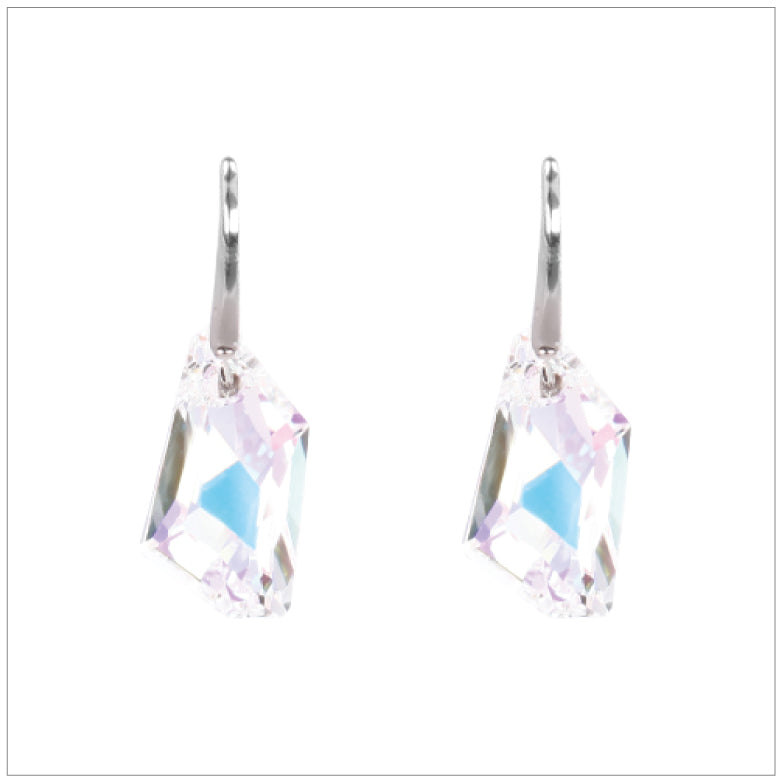 Swarovski Element De-Art Earrings - Aurore Boreale - K. Crystals Online