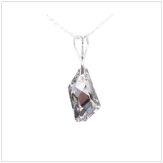 Swarovski Element De-Art Necklace - Chrome/Labrador - K. Crystals Online