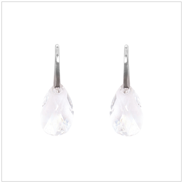 Swarovski Element Drop Earrings - Crystal - K. Crystals Online