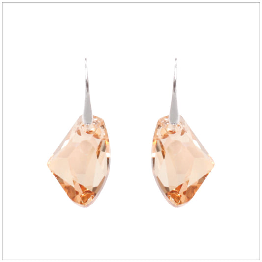 Swarovski Element Galactic Earrings - Golden Shadow