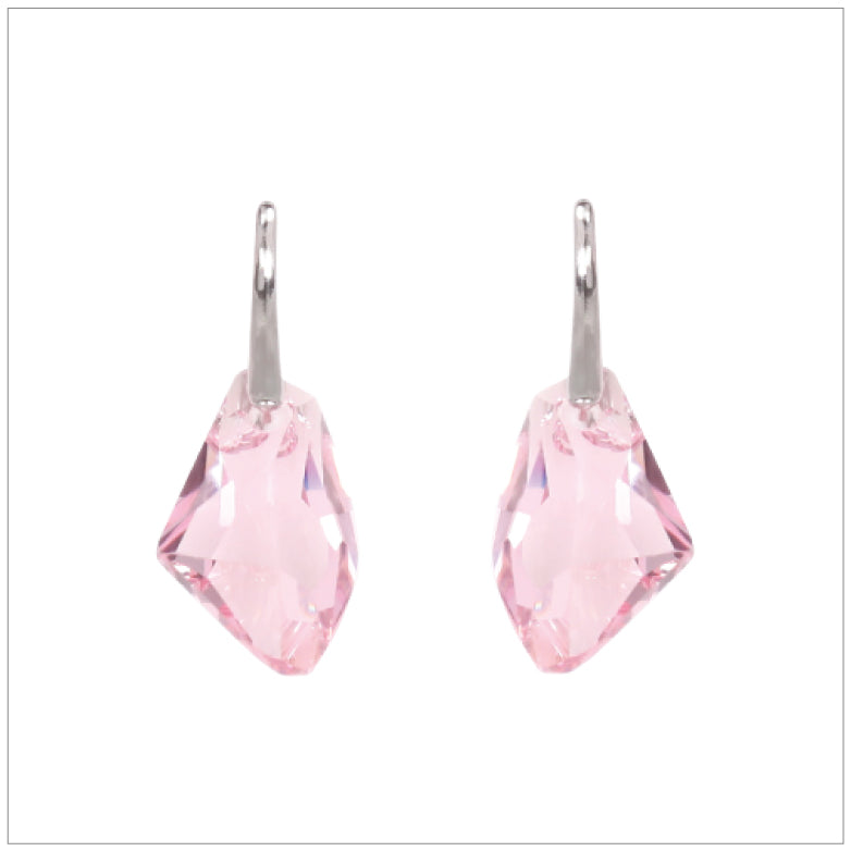 Swarovski Element Galactic Earrings - Light Rose