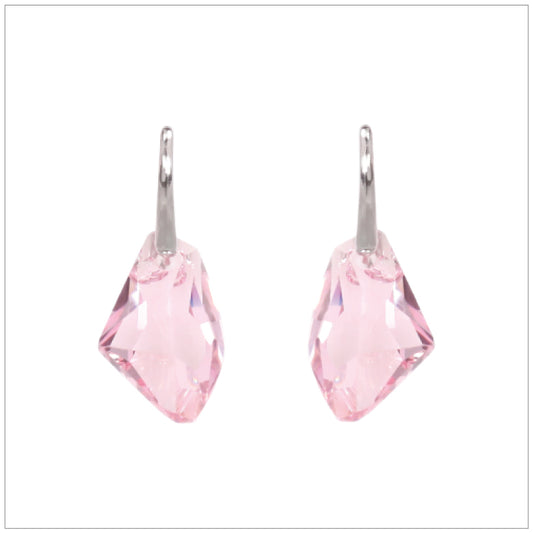 Swarovski Element Galactic Earrings - Light Rose