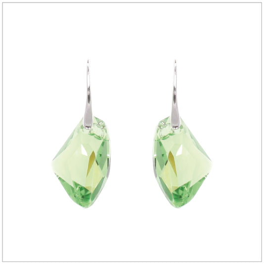 Swarovski Element Galactic Earrings - Peridot