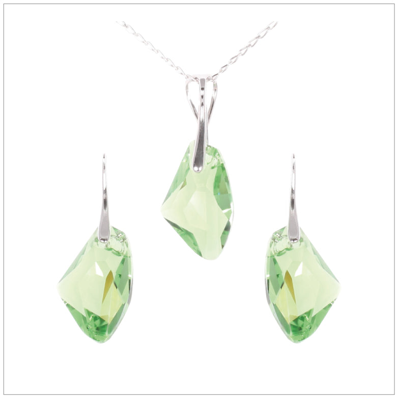 Swarovski Element Galactic Set - Peridot