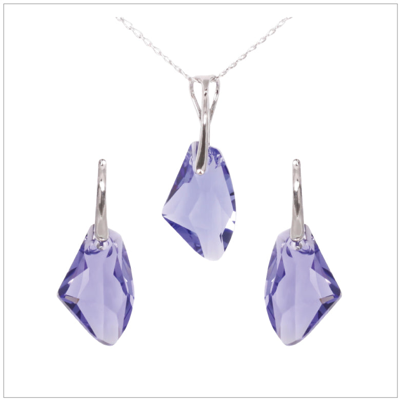 Swarovski Element Galactic Set - Tanzanite