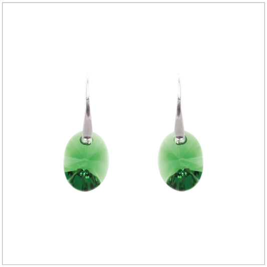 Swarovski Element Oval Earrings - Erinit