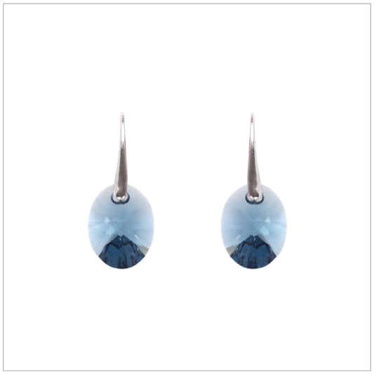 Swarovski Element Oval Earrings - Montana