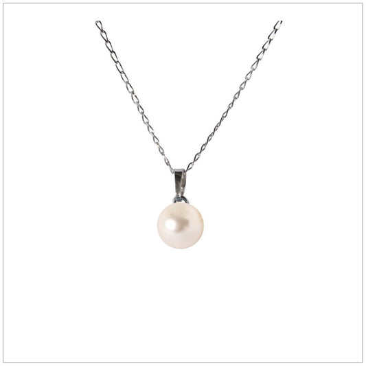 Swarovski Element Pearl Necklace - Pearl Cream