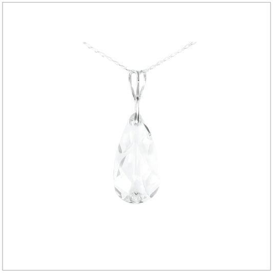Swarovski Element Tear Necklace Crystal - K. Crystals Online