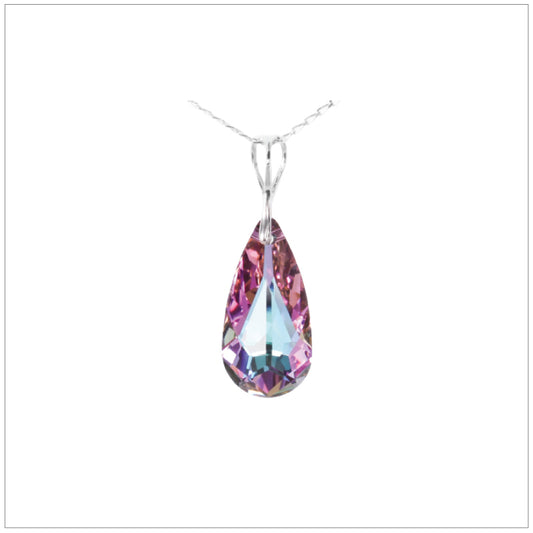 Swarovski Element Tear Necklace - Vitrail Light - K. Crystals Online
