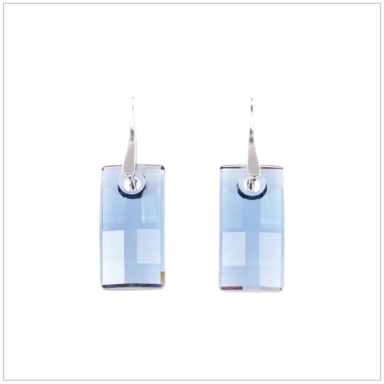 Swarovski Element Urban Earrings - Denim Blue - K. Crystals Online