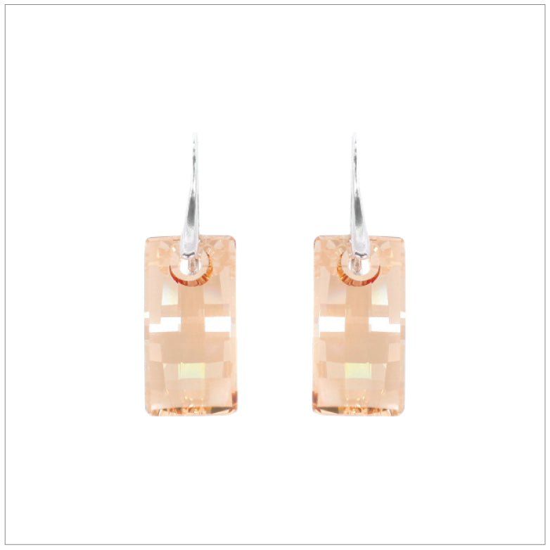 Swarovski Element Urban Earrings - Golden Shadow - K. Crystals Online