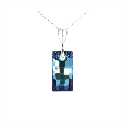 Swarovski Element Urban Necklace - Bermuda Blue - K. Crystals Online