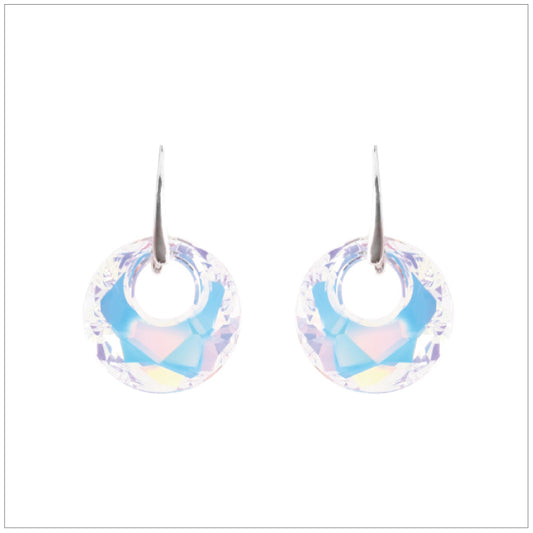 Swarovski Element Victory Earrings - Aurore Boreale - K. Crystals Online