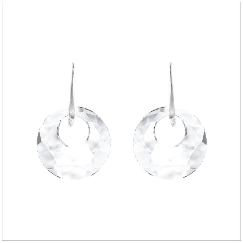 Swarovski Element Victory Earrings - Crystal - K. Crystals Online