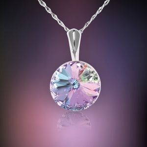 Swarovski Element Rivoli Necklace - Vitrail Light