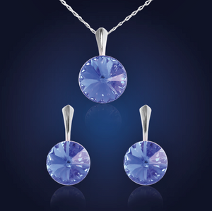 Swarovski Element Rivoli Set - Sapphire