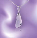 Swarovski Element Wing Necklace - Tanzanite