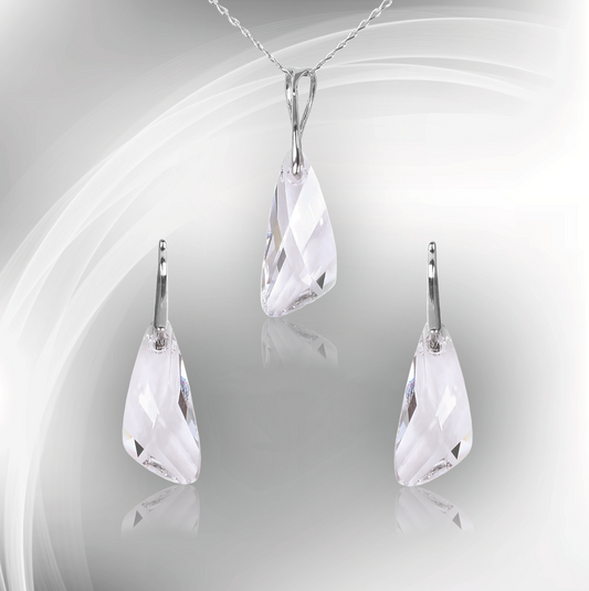 Swarovski Element Wing Set - Crystal