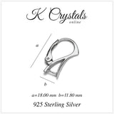 Swarovski Element Twist Jet Set - Aquamarine - K. Crystals Online