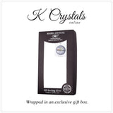 Swarovski Element Chaton Earrings - Fuchsia - K. Crystals Online