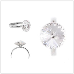Swarovski Element Luxury Ring Crystal (Size 50)