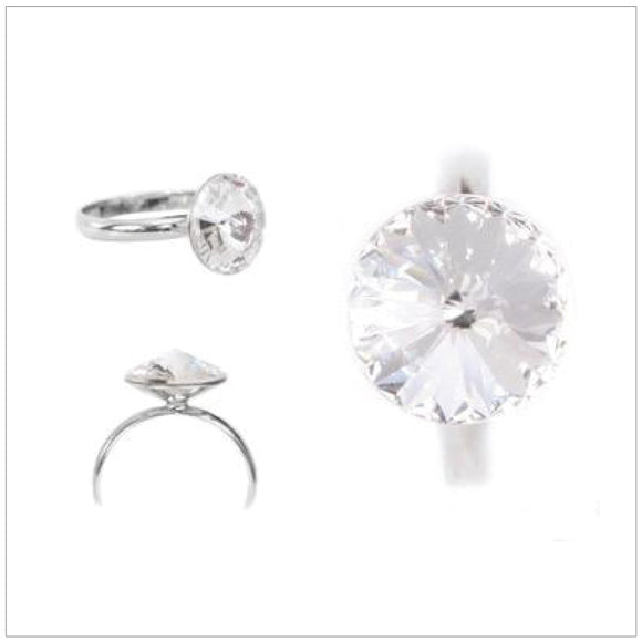 Swarovski Element Luxury Ring Crystal (Size 54)