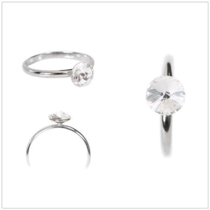 Swarovski Element Petite Ring Crystal (Size 50)