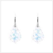 Swarovski Element Baroque Earrings - Aurore Boreale - swarovski jewellery south africa kcrystals