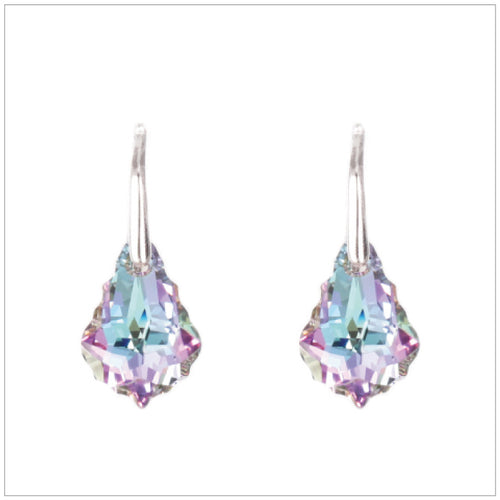 Swarovski Element Baroque Earrings - Vitrail Light - swarovski jewellery south africa kcrystals