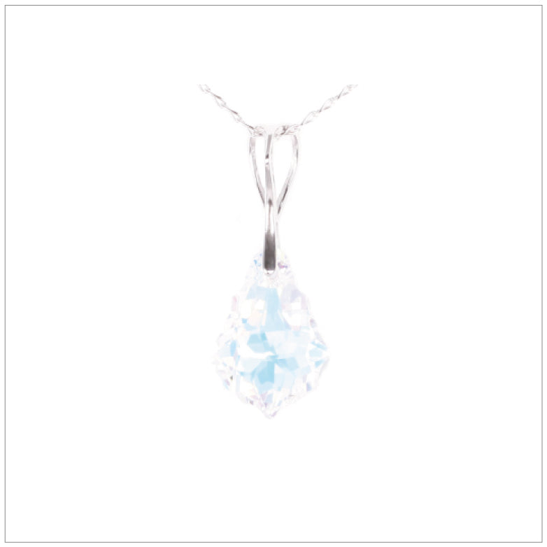 Swarovski Element Baroque Necklace - Aurore Boreale - swarovski jewellery south africa kcrystals