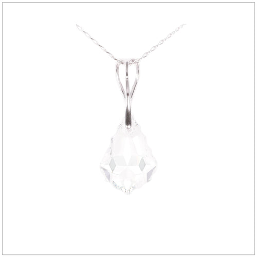 Swarovski Element Baroque Necklace - Crystal - swarovski jewellery south africa kcrystals