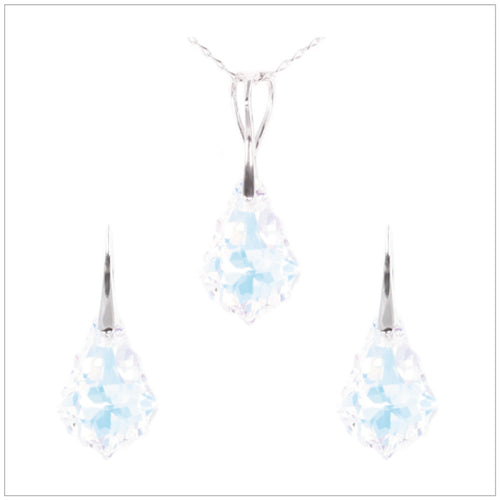 Swarovski Element Baroque Set - Aurore Boreale - swarovski jewellery south africa kcrystals