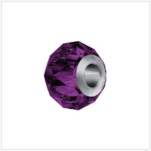 BeCharmed Bracelet Set (17cm) Swarovski Element Briolette Charm Amethyst