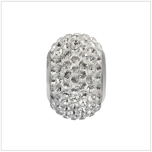 Swarovski Element Becharmed Pave Charm - Crystal