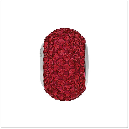 Swarovski Element Becharmed Pave Charm - Light Siam