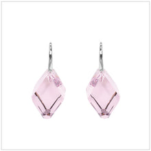 Swarovski Element Cubist Earrings - Light Amethyst - swarovski jewellery south africa kcrystals
