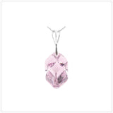 Swarovski Element Cubist Necklace - Light Amethyst - swarovski jewellery south africa kcrystals