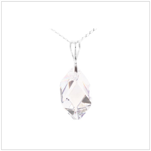 Swarovski Element Cubist Necklace - Crystal - swarovski jewellery south africa kcrystals