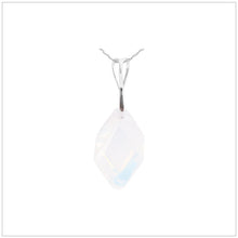 Swarovski Element Cubist Necklace - White Opal - swarovski jewellery south africa kcrystals