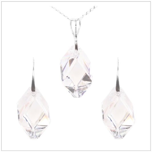 Swarovski Element Cubist Set - Crystal - K. Crystals Online
