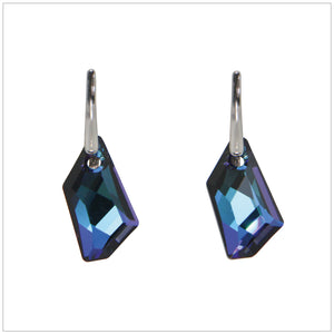 Swarovski Element De-Art Earrings - Bermuda Blue - K. Crystals Online