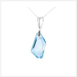 Swarovski Element De-Art Necklace - Aquamarine - K. Crystals Online