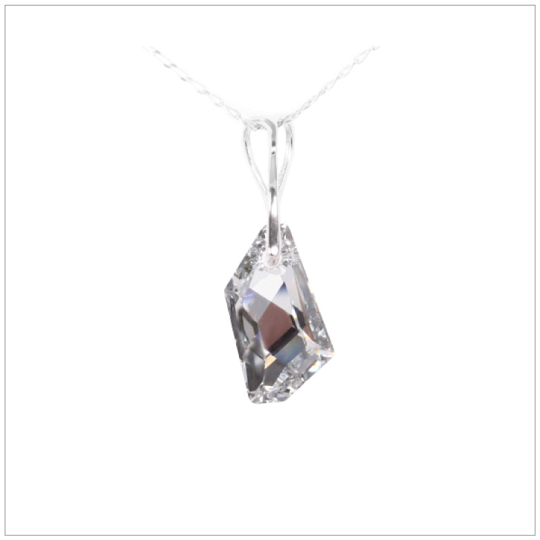 Swarovski Element De-Art Necklace - Chrome/Labrador - K. Crystals Online