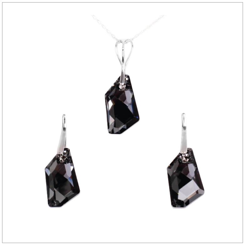 Swarovski Element De-Art Set - Silver Night - K. Crystals Online