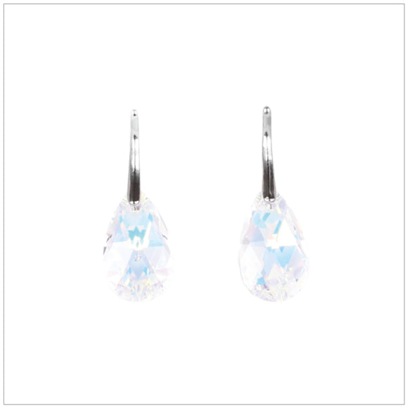 Swarovski Element Drop Earrings - Aurore Boreale - K. Crystals Online