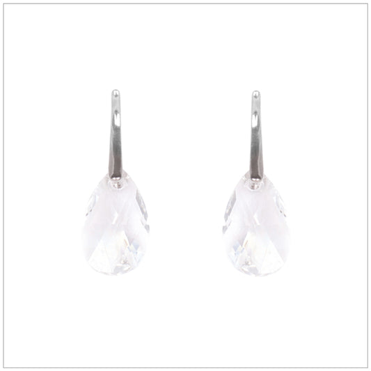 Swarovski Element Drop Earrings - Crystal - K. Crystals Online