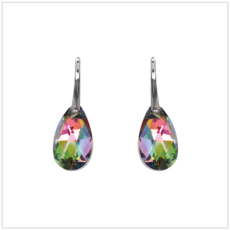 Swarovski Element Drop Earrings - Vitrail Medium - K. Crystals Online