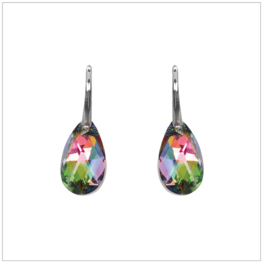 Swarovski Element Drop Earrings - Vitrail Medium - K. Crystals Online